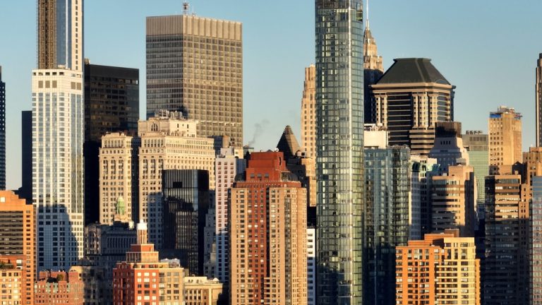 Financial,District,Of,Manhattan,New,York,City,-,Aerial,View