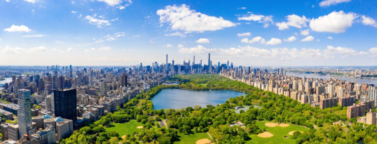 Aerial,View,Of,The,Central,Park,In,New,York,With