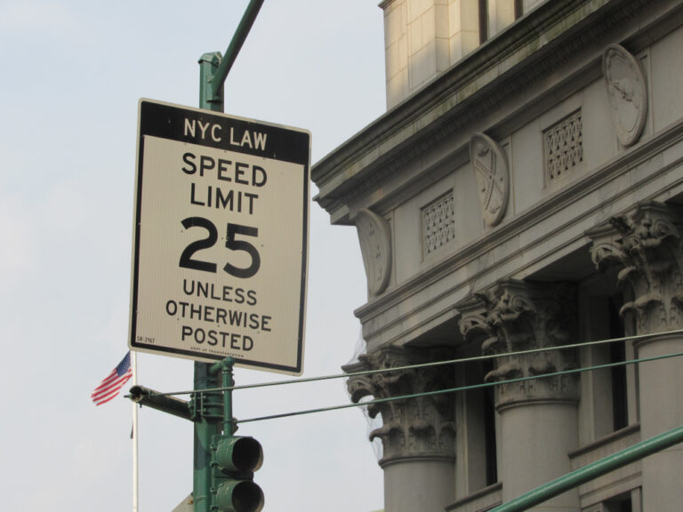 New,York,City,Speed,Limit,Sign