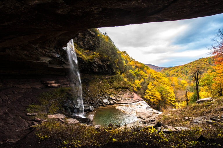 Kaaterskill,Falls,Waterfall,In,The,New,York,Catskill,Mountains