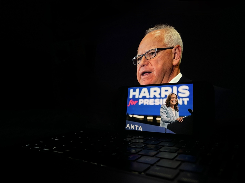 Tim walz vicepresidente kamala harris