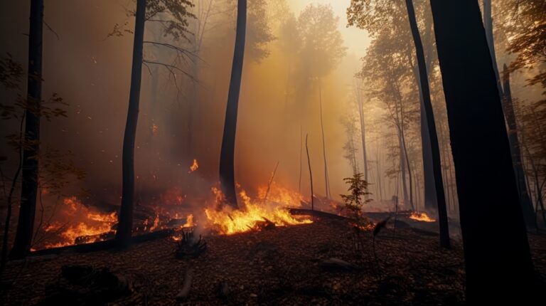 Forest,Fire,In,The,Mountains