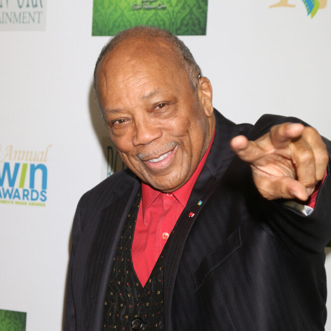 Los,Angeles,-,Feb,10:,Quincy,Jones,At,The,17th