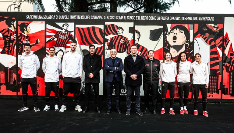 AC Milan e SNAIFUN svelano il murale per celebrare i 125 anni del Club