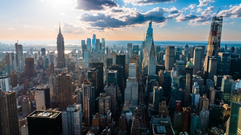 Skyline,Of,Modern,New,York,,The,Usa