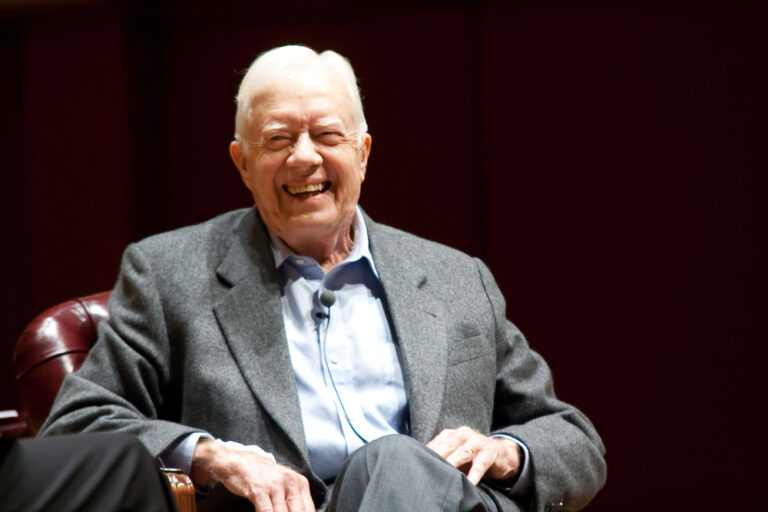 Atlanta,,Ga,-,November,10:,President,Jimmy,Carter,Speaks,Onstage