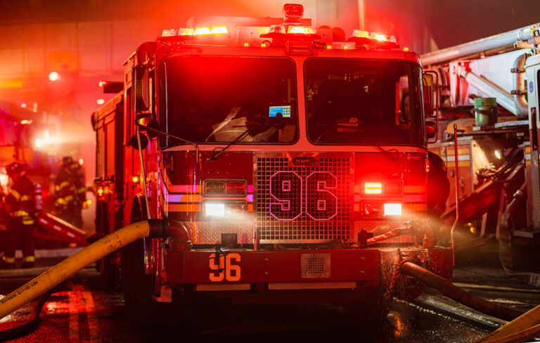 Bronx,,New,York,Usa,January,28,,2021,Firefighters,Battle,A