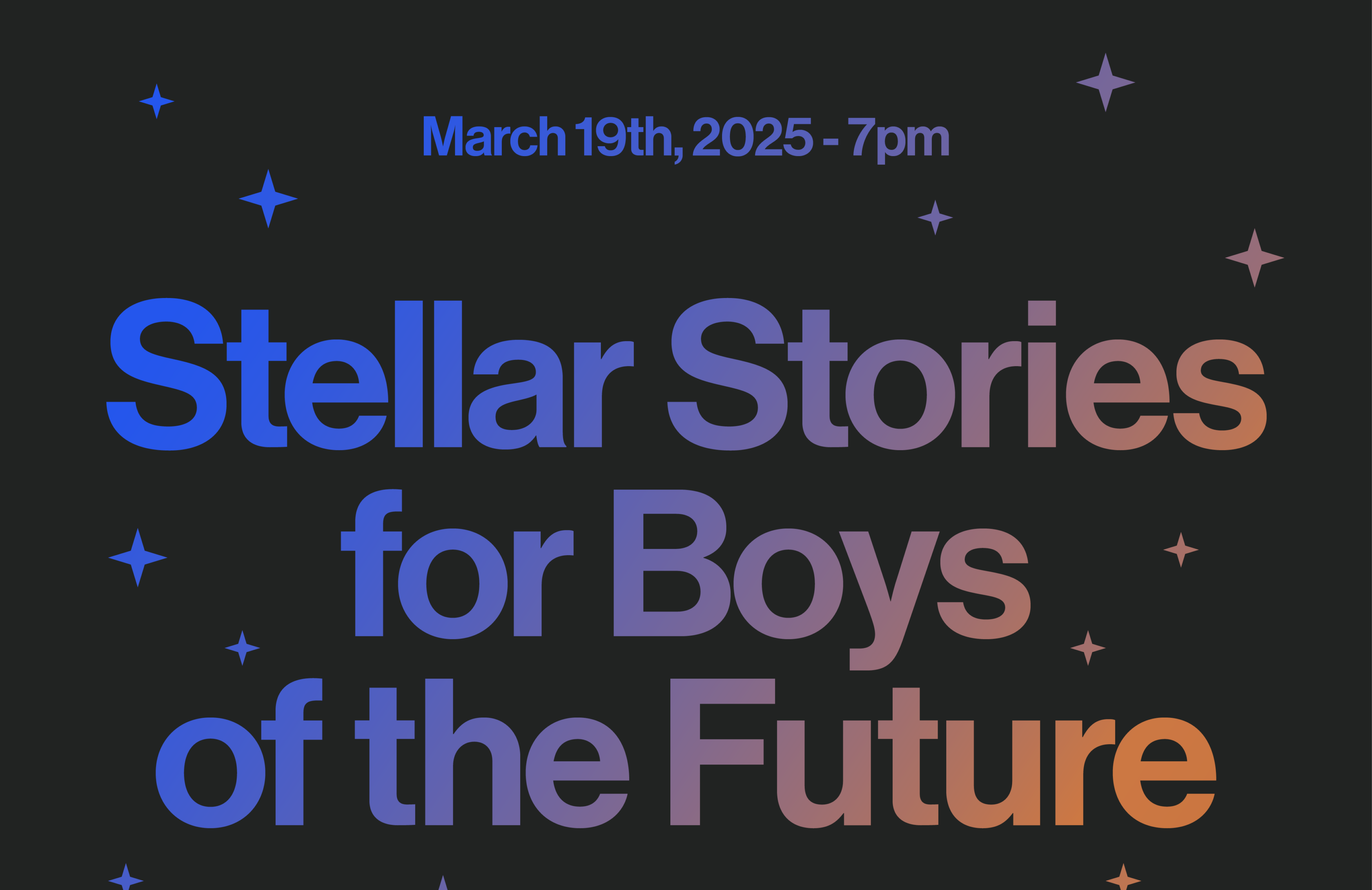 Ritorna Salotto: Francesca Cavallo presenta Stellar Stories for Boys of the Future