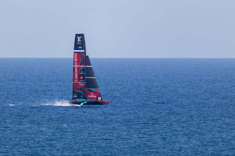 Barcelona,-,August,31,2024:,Emirates,Team,New,Zealand,Sailing