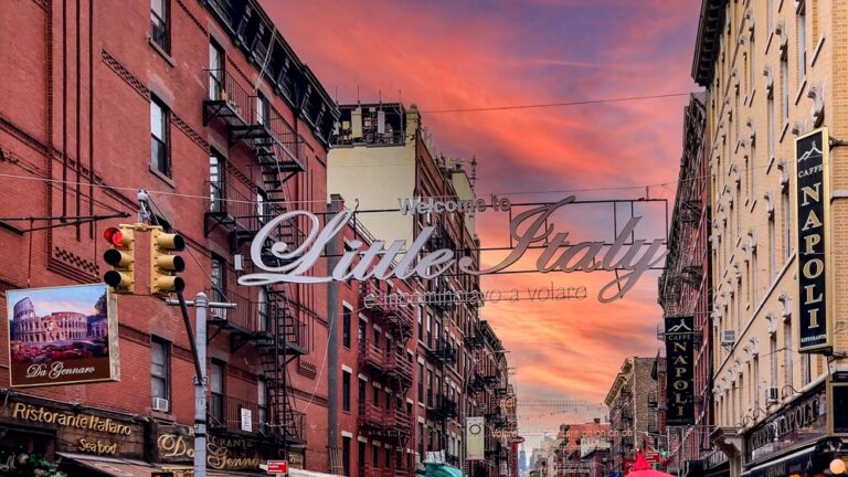 New,York,,Usa;,January,4,,2024:,Little,Italy,Is,An