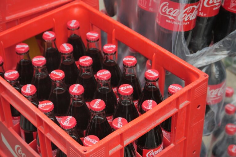 Turkey,Istanbul,16,July,2023.,Filled,Coca-cola,Bottles