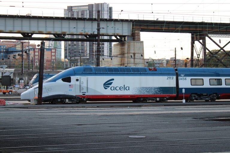 Boston,,Usa,-,25th,March,,2023:,The,New,Amtrak,Acela