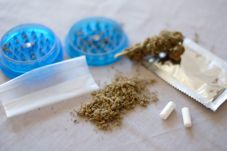 Man,Preparing,New,Synthetic,Cannabis,Drug