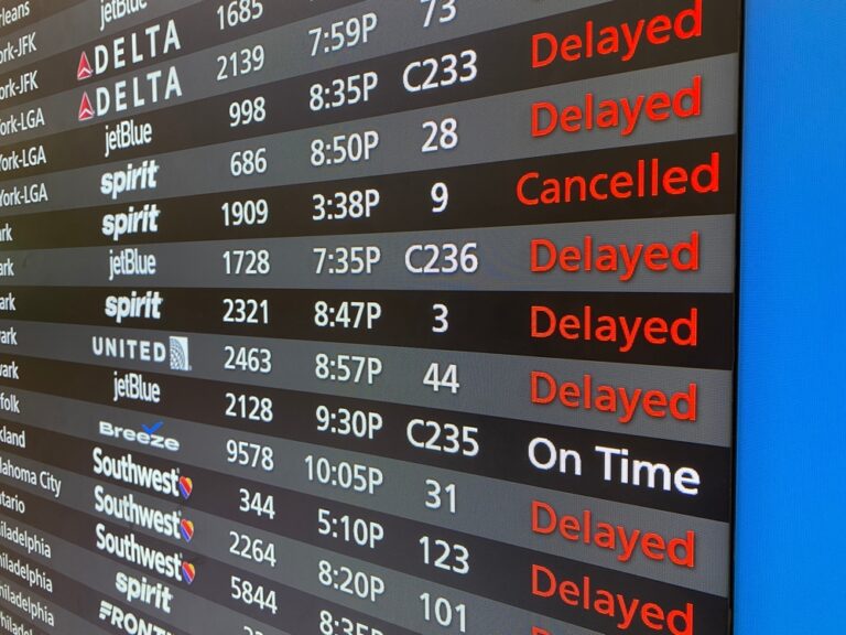 Orlando,,Florida,-,June,23,,2024:,A,Flight,Board,At