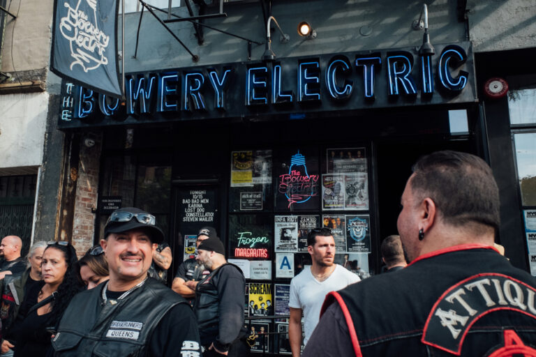 New,York,,Usa,October,2017,-,Bikers,Gathering,In,Front
