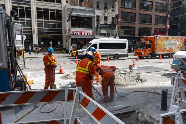 New,York,,New,York,Usa,-,August,18,2023:,Construction