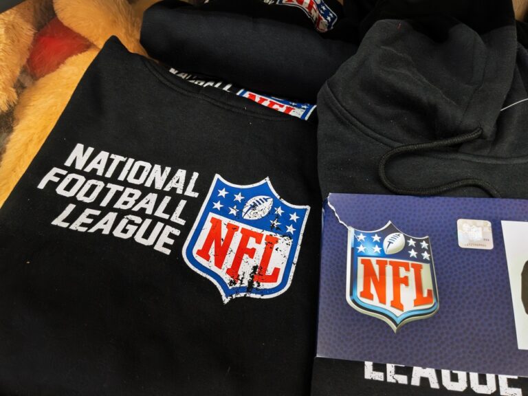 Germany,-,Feb,21,,2026:,Nfl,Merchandise,Display,Featuring,Logo