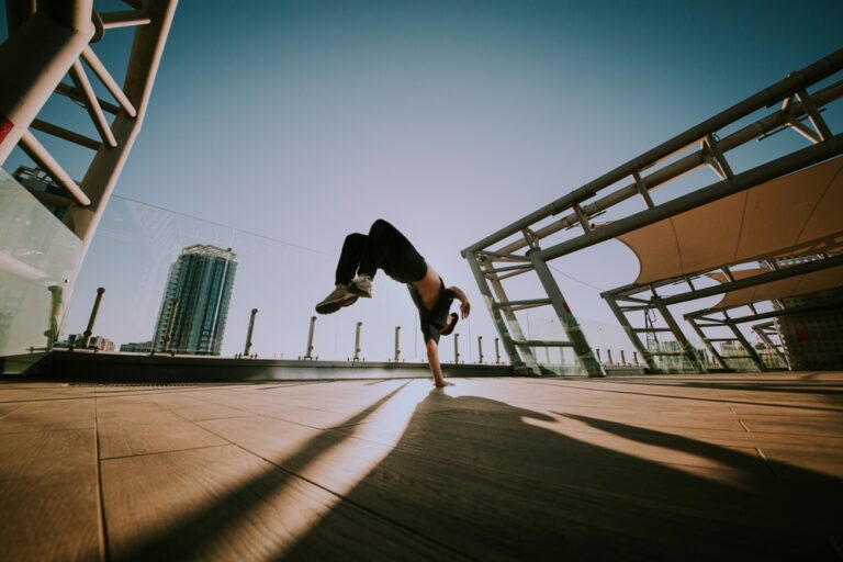 Break,Dancer,Dance,On,Sunset