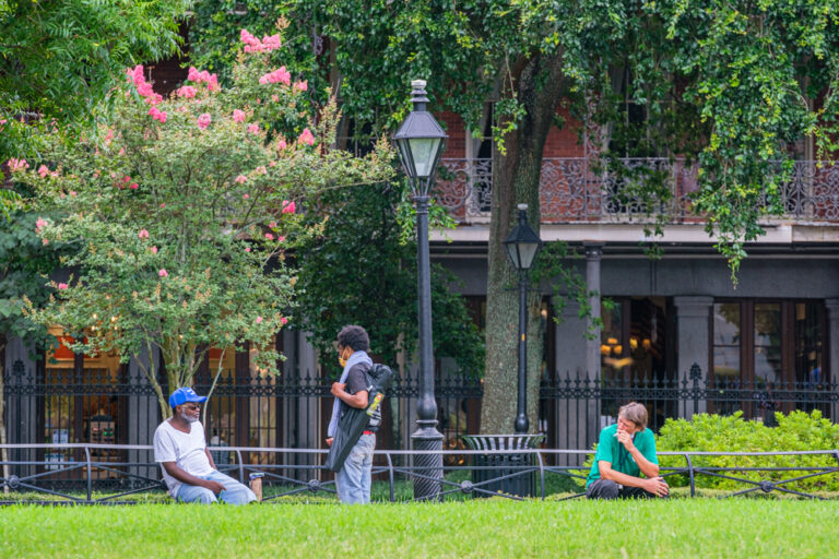 New,Orleans,,La,,Usa,-,July,5,,2020:,People,Relaxing