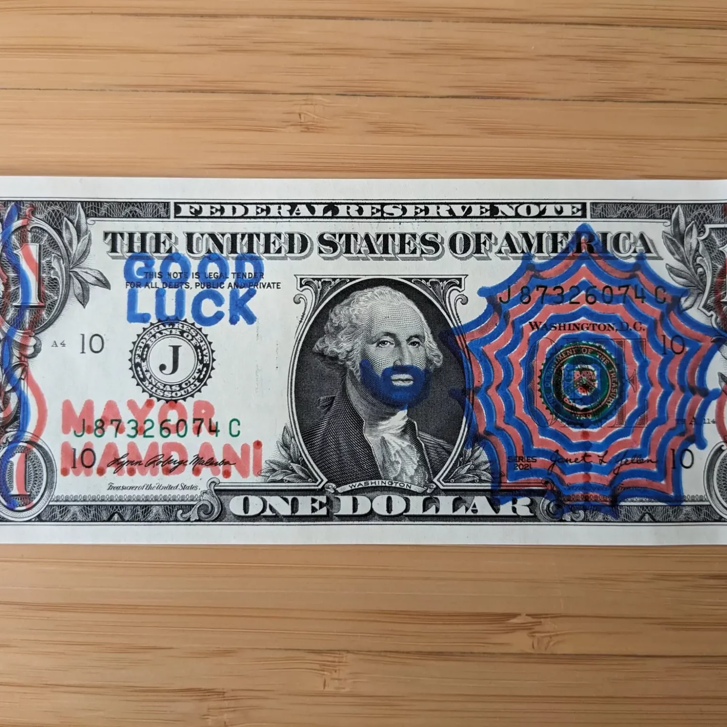 Il dollaro portafortuna che il sindaco di New York ha dovuto restituire
