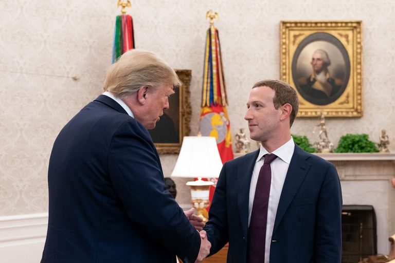 President,Trump,Meets,With,Mark,Zuckerbergpresident,Donald,J